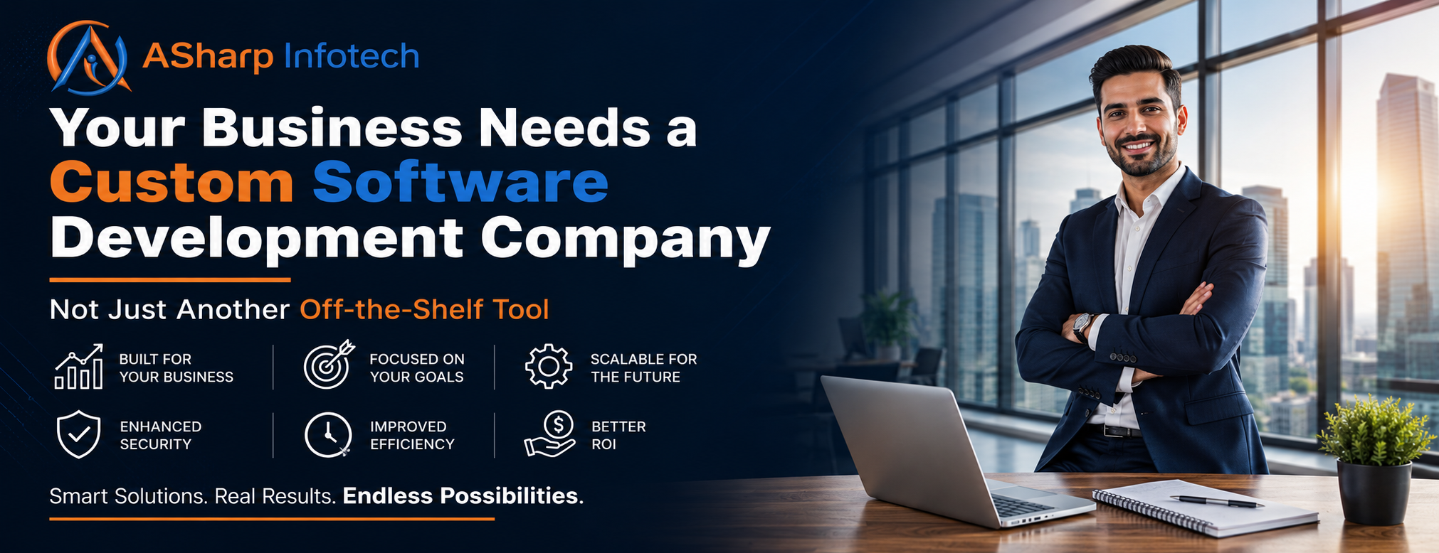 Custom software development company building CRM and ERP solutions for businesses